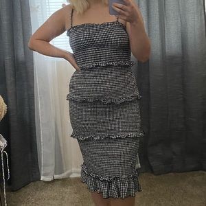 Gingham dress size medium